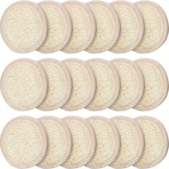 12Pcs Exfoliating Loofah Face Brush Cleanser & Massager Mini Round Bath Sponge