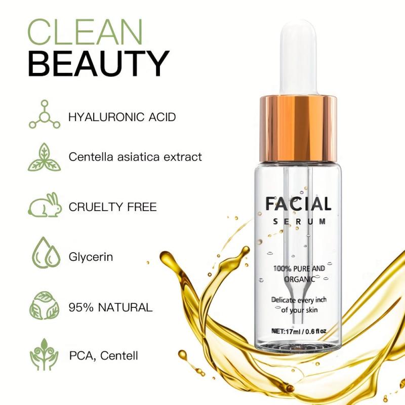 Snail Facial Serum for Nourished, Tightened, Even Skin Tone - 70 Char Limit