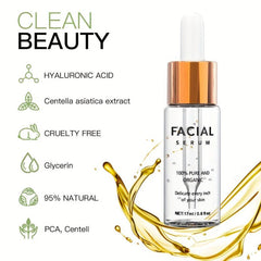 Snail Facial Serum for Nourished, Tightened, Even Skin Tone - 70 Char Limit