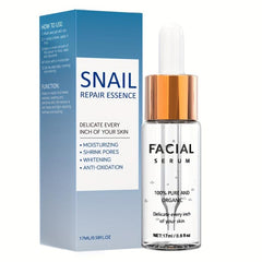 Snail Facial Serum for Nourished, Tightened, Even Skin Tone - 70 Char Limit