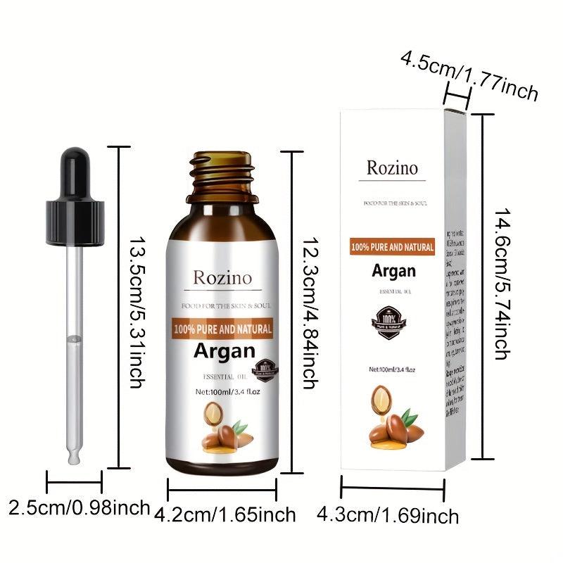 100ml Argan Oil Organic Pure Natural for Face Body Nails Hair