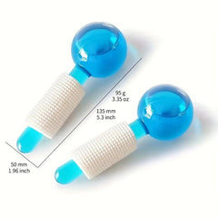 Facial Cold Compress Massage Roller for Skin Tightening and Puffiness Reduction