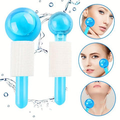 Facial Cold Compress Massage Roller for Skin Tightening and Puffiness Reduction