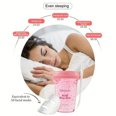 Rose Sleep Facial Mask for Moisturizing Skin