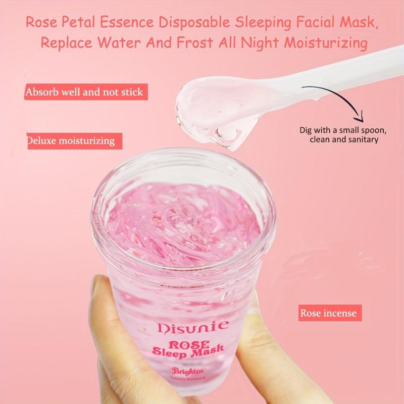 Rose Sleep Facial Mask for Moisturizing Skin