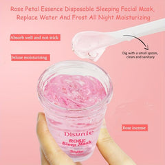 Rose Sleep Facial Mask for Moisturizing Skin