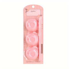 4pcs Pink Face Mask Mixing Bowl Set with Spatula for DIY Clay Mask