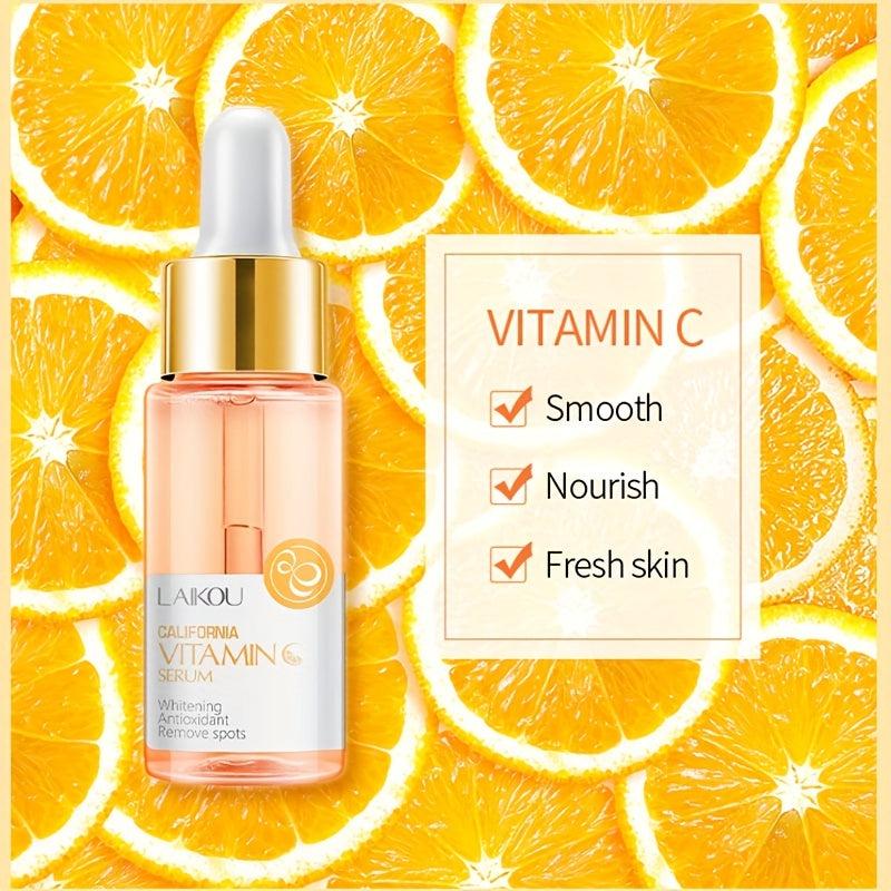 Vitamin C Whitening Facial Serum Dark Circles Freckles Brightening Face Essence