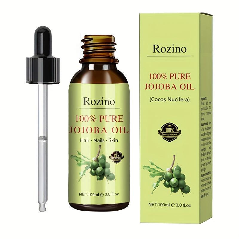 100ml Organic Jojoba Pure Natural for Face Body Nails Hair Eyelashes