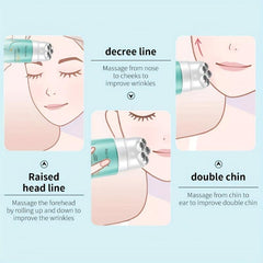 Neck Firming Cream with Massage Rollers