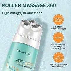 Neck Firming Cream with Massage Rollers