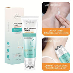 Neck Firming Cream with Massage Rollers