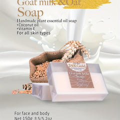 24K Golden Foil Goat Milk & Oat Soap 150g