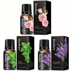 6pcs 10ml Essential Oil Set - Rose Mint Lavender Orange