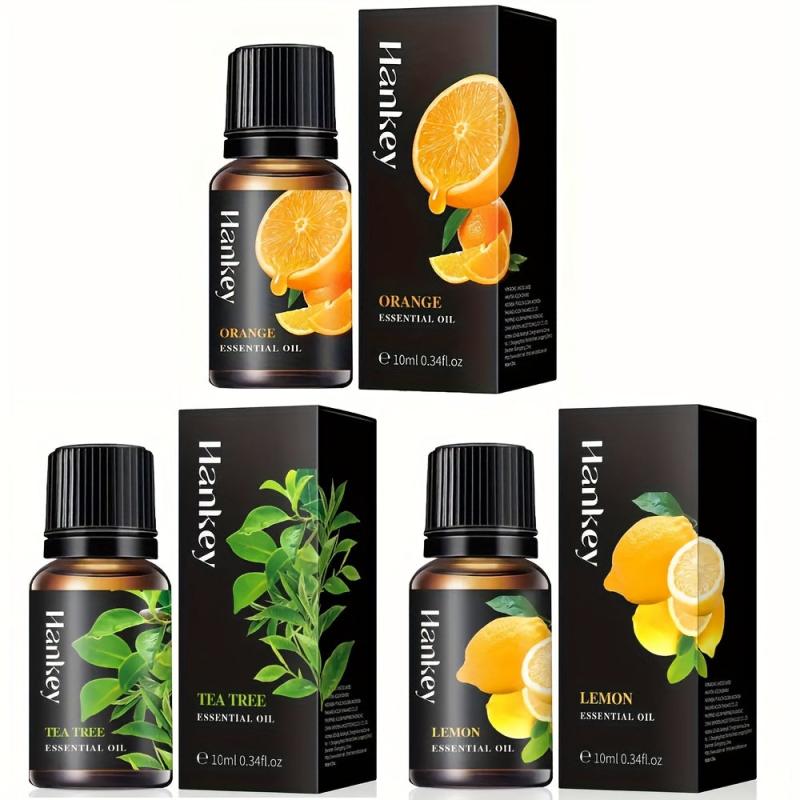 6pcs 10ml Essential Oil Set - Rose Mint Lavender Orange