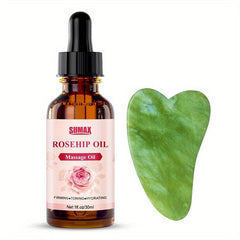 Rose Gua Sha Tool Infused with Antioxidants for Younger Skin