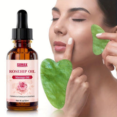 Rose Gua Sha Tool Infused with Antioxidants for Younger Skin