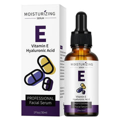 Vitamin E Serum with Hyaluronic Acid for Smooth Skin Tone Hydration 30ml