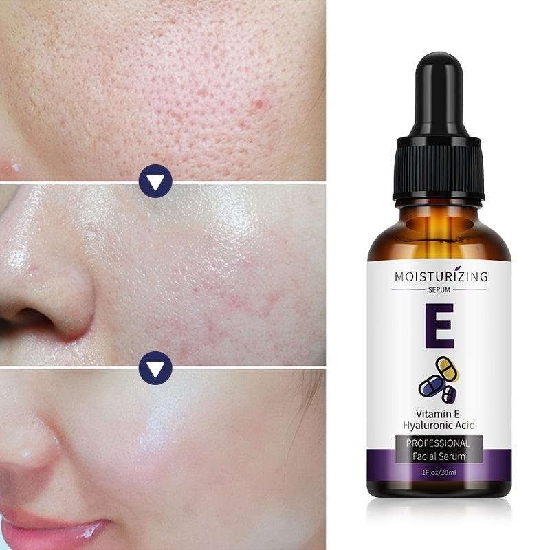 Vitamin E Serum with Hyaluronic Acid for Smooth Skin Tone Hydration 30ml