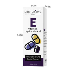 Vitamin E Serum with Hyaluronic Acid for Smooth Skin Tone Hydration 30ml