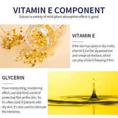 Vitamin E Serum with Hyaluronic Acid for Smooth Skin Tone Hydration 30ml