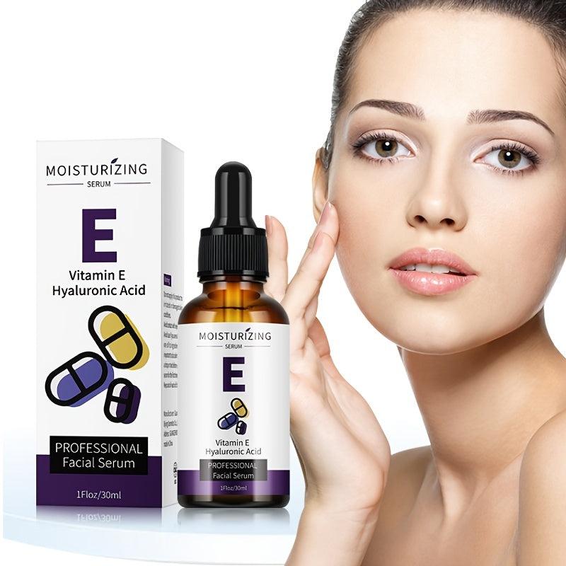 Vitamin E Serum with Hyaluronic Acid for Smooth Skin Tone Hydration 30ml