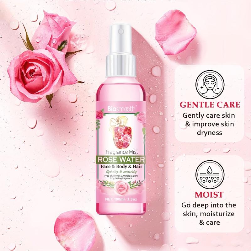 Rose Water Face & Hair Spray Makeup Remover Hydrating Rosewater