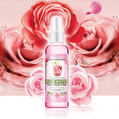 Rose Water Face & Hair Spray Makeup Remover Hydrating Rosewater