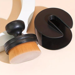 Flat Top Face Blush Brush with Cover