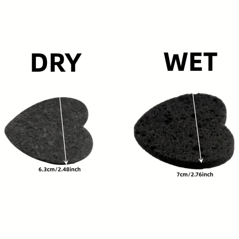 Heart Shape Face Sponge for Cleansing and Exfoliating