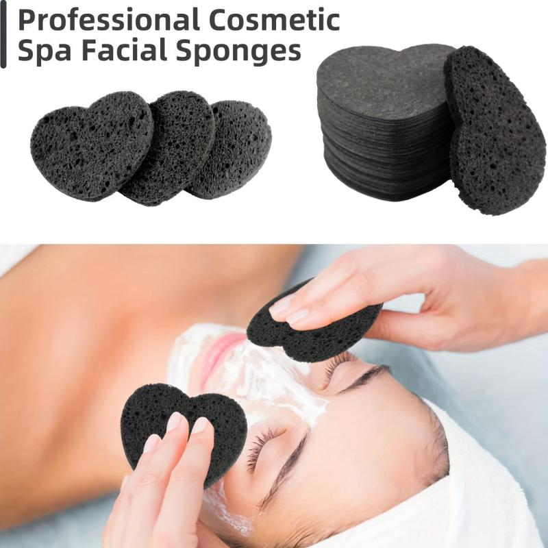 Heart Shape Face Sponge for Cleansing and Exfoliating