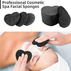 Heart Shape Face Sponge for Cleansing and Exfoliating