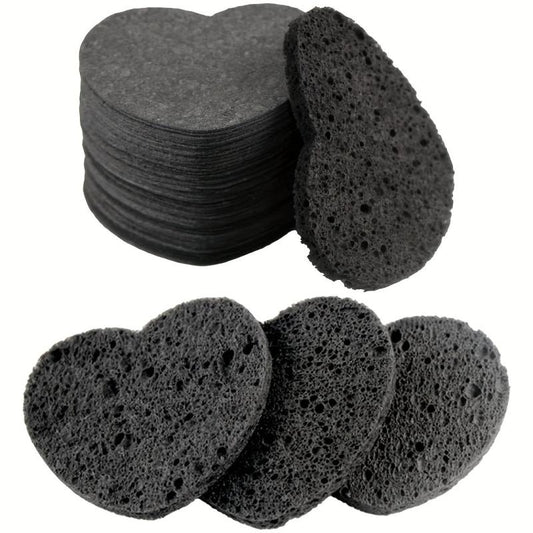 Heart Shape Face Sponge for Cleansing and Exfoliating