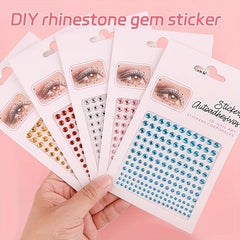 165 Pcs Eye & Face Acrylic Crystal Sticker Makeup Party Halloween Cosplay