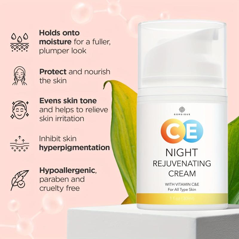 Night Moisturizer 30ML Vitamin C E Hyaluronic Acid