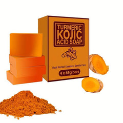 Turmeric Soap with Hyaluronic Acid, Vitamin C, Retinoic Acid, Collagen 65g 4pcs