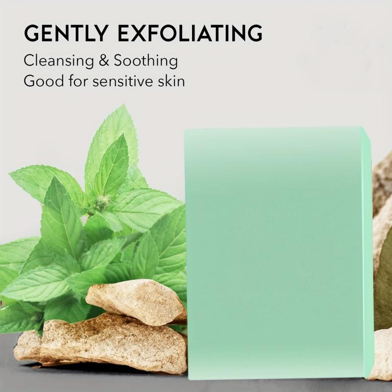 100% Natural Peppermint Soap Bar With Cocoa Butter & Olive - 9.16 oz