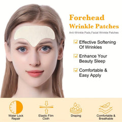 Forehead Wrinkle Remover Patches - Reduce Lines, Smooth, Firm, Lift, Moisturize