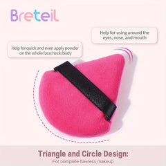 5 Pcs Face Soft Makeup Puff Triangle Powder Puffs Perfect Gift For Girls