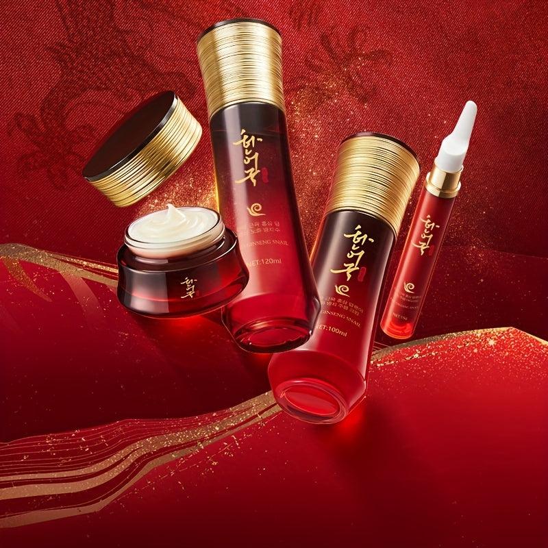 Red Ginseng Snail Aging Resisting Wrinkle Diminishing Gift Set