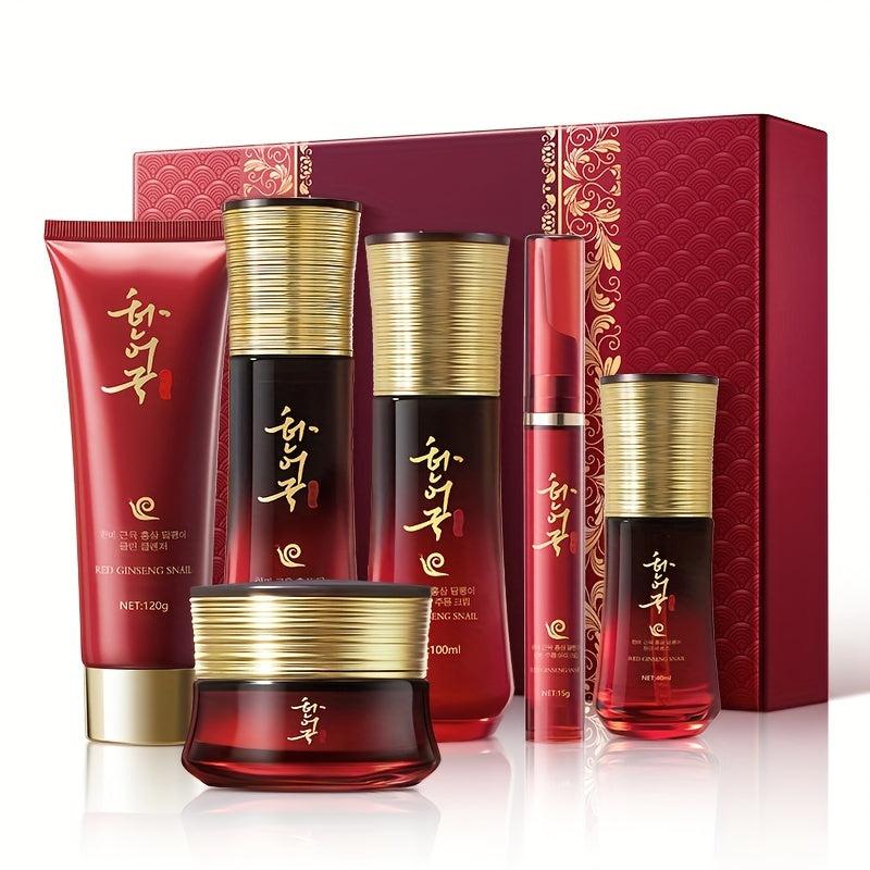 Red Ginseng Snail Aging Resisting Wrinkle Diminishing Gift Set