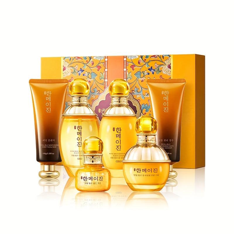 Royal Jelly Honey Essence Set Box for Women's Skin Care