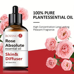 100ml Organic Rose Essential Oil for Skin Care Aromatherapy