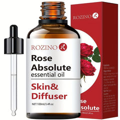 100ml Organic Rose Essential Oil for Skin Care Aromatherapy