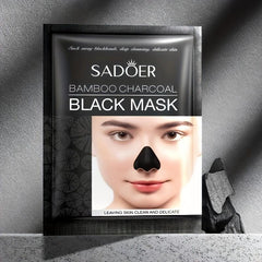 60PCS Bamboo Charcoal Blackhead Absorbing Mask