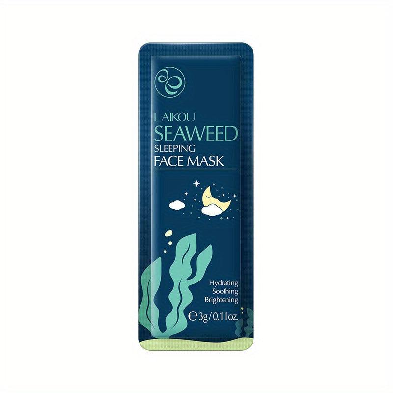 Seaweed Sleeping Mask Pack 3g Single Sheet Hydrating Moisturizing