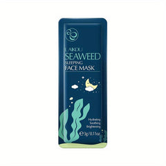 Seaweed Sleeping Mask Pack 3g Single Sheet Hydrating Moisturizing