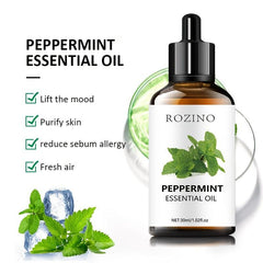 30ml Organic Peppermint Essential Oil - Skin Care, Massage, Aromatherapy