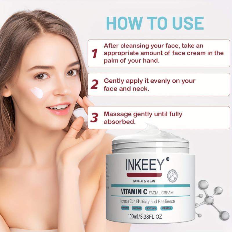 Vitamin C Face Moisturizing Cream for Face & Body Firming Smoothes Soften Skin
