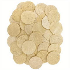 Natural Exfoliating Face Pad Loofah Sponge Facial Brush Makeup Remover Scrubber